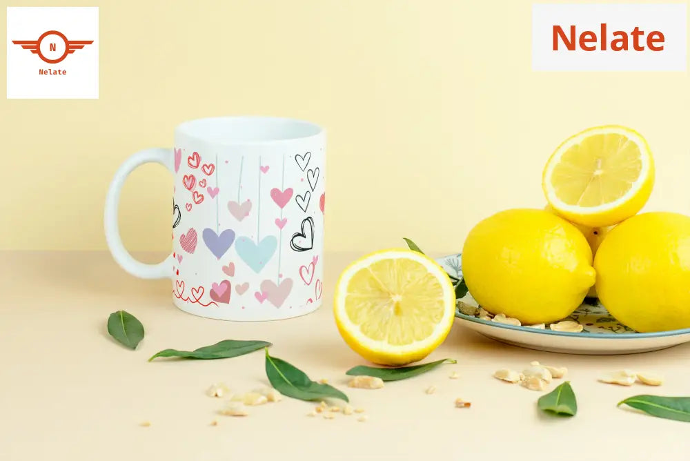 ’Aesthetic Love Theme’ White Coffee Mug
