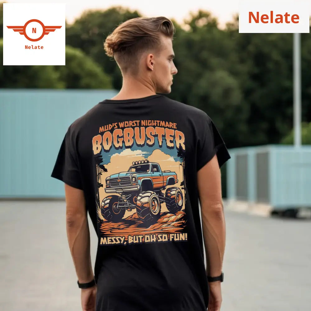 Bogbuster - Black Oversized T-Shirt