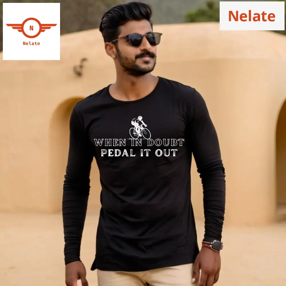 Cyclist Theme Black Full Sleeves