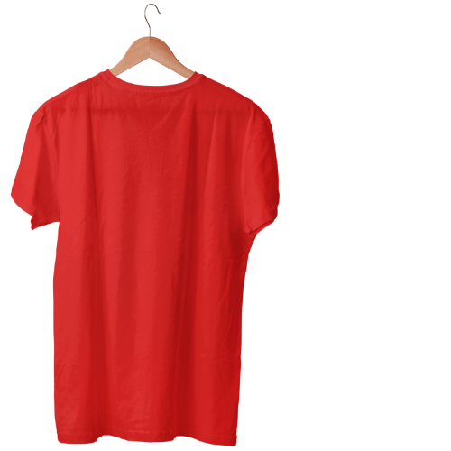 Nelate Plain Red T-Shirt For Men