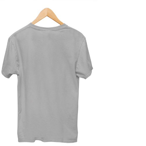 Nelate Plain Light Grey T-Shirt For Men