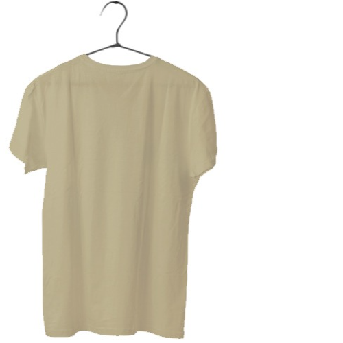 Nelate Plain Beige T-Shirt For Men