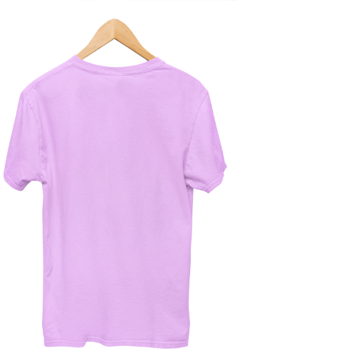 Nelate Plain Lavender T-Shirt For Men