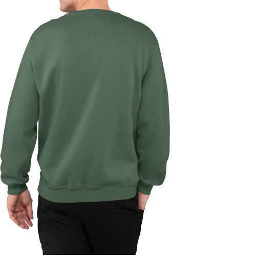 Nelate Olive Green Sweatshirt For Men