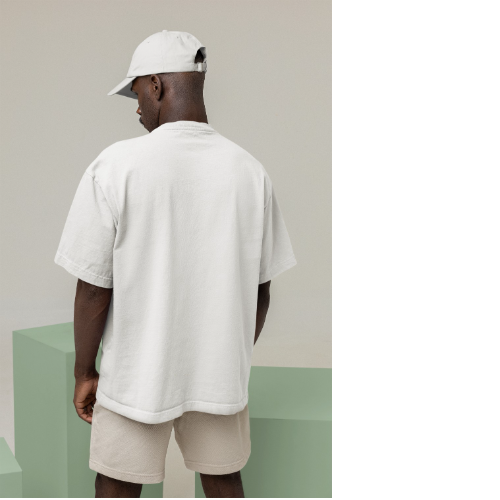 Nelate Plain Oversized T-Shirt (White)