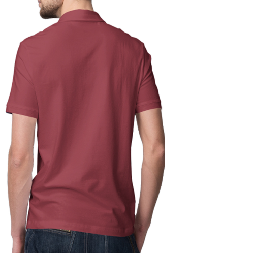 Men’s Maroon Polo T-Shirt
