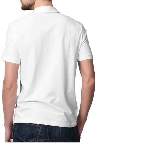 Men’s White Polo T-Shirt