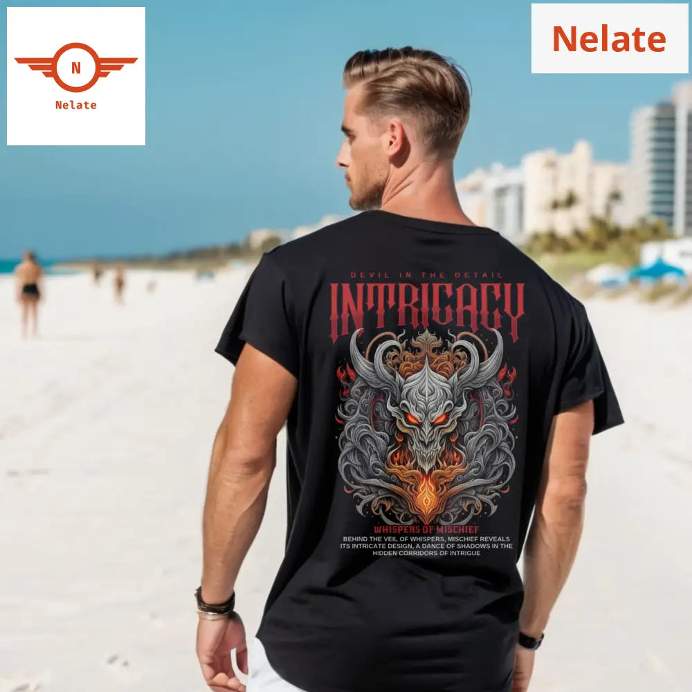 Devil In The Detail - Black Oversized T-Shirt