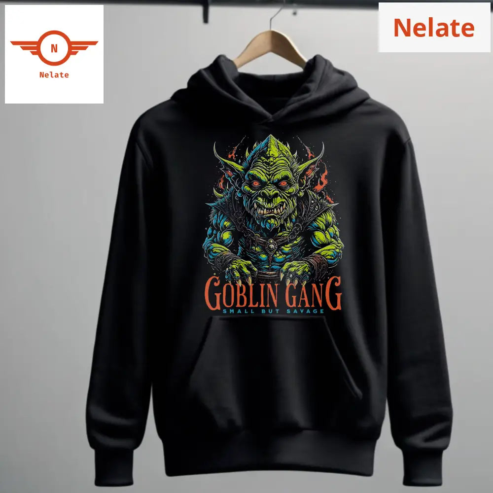 Goblin Gang - Black Hoodie For Men