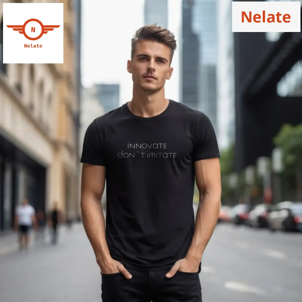Innovate Dont Imitate - Black T-Shirt