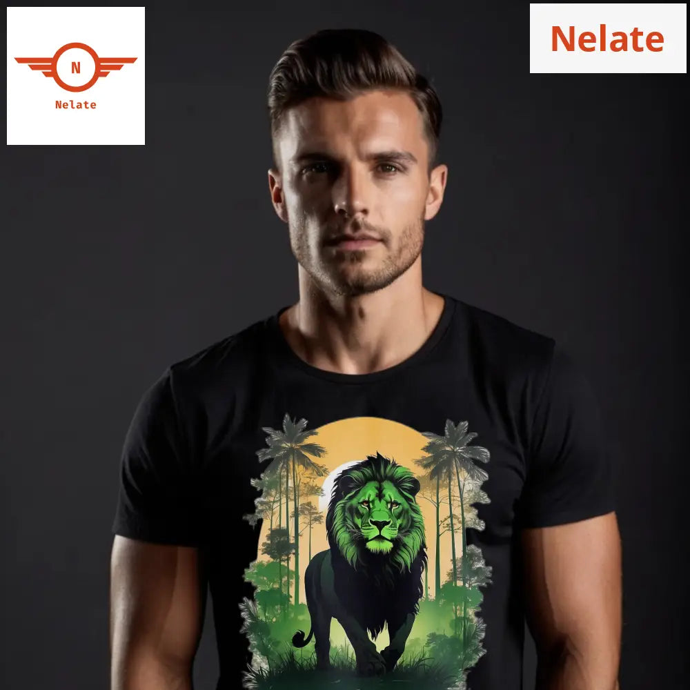 King Of The Jungle - Black T-Shirt