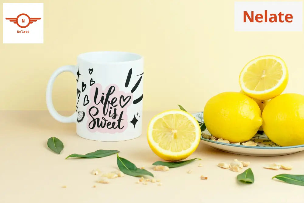 ’Life Is Sweet’ White Coffee Mug