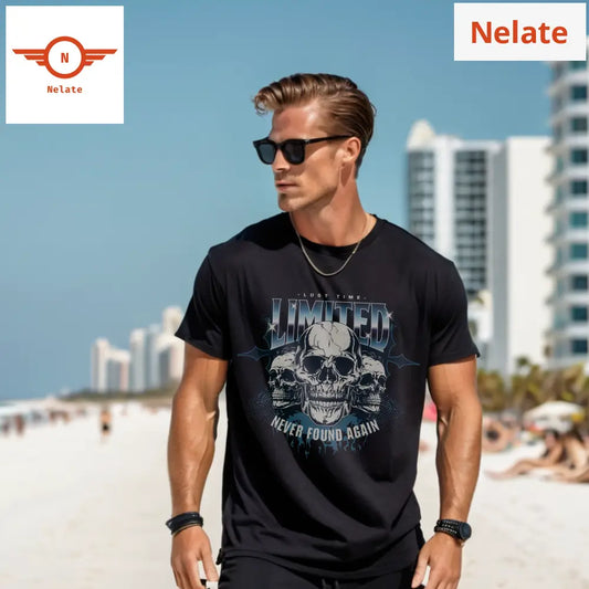 Limited Lost Time - Black Oversized T-Shirt
