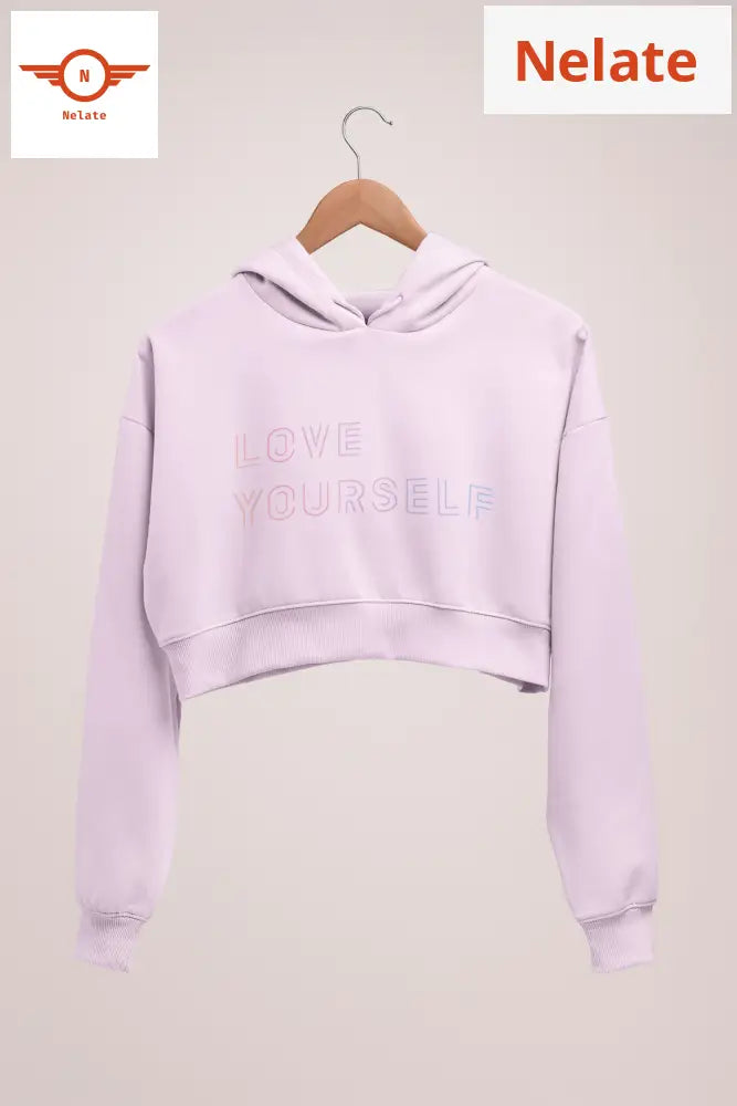 Love Yourself Bts Crop Hoodie