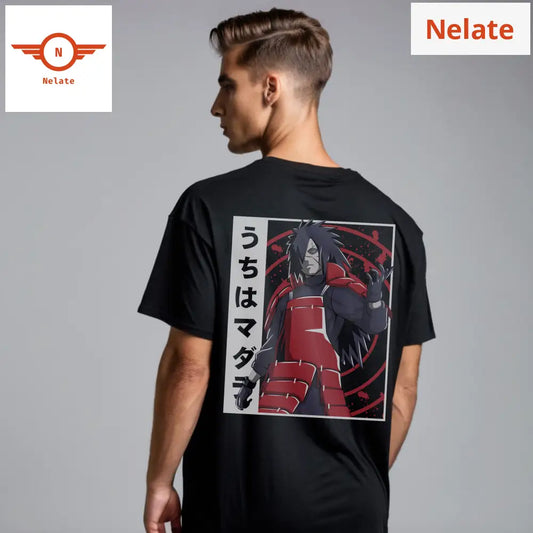 Madara Uchiha - Black Oversized T-Shirt