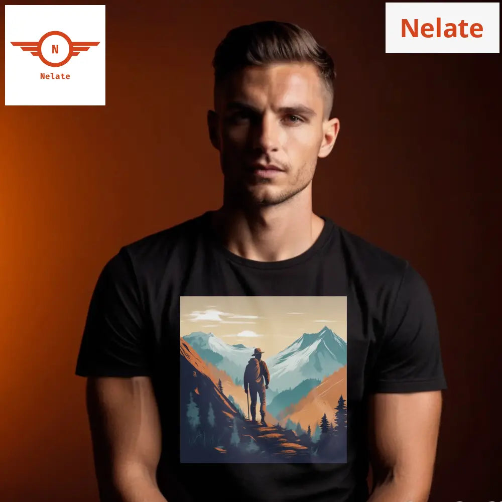 Mountain Explorer - Black T-Shirt