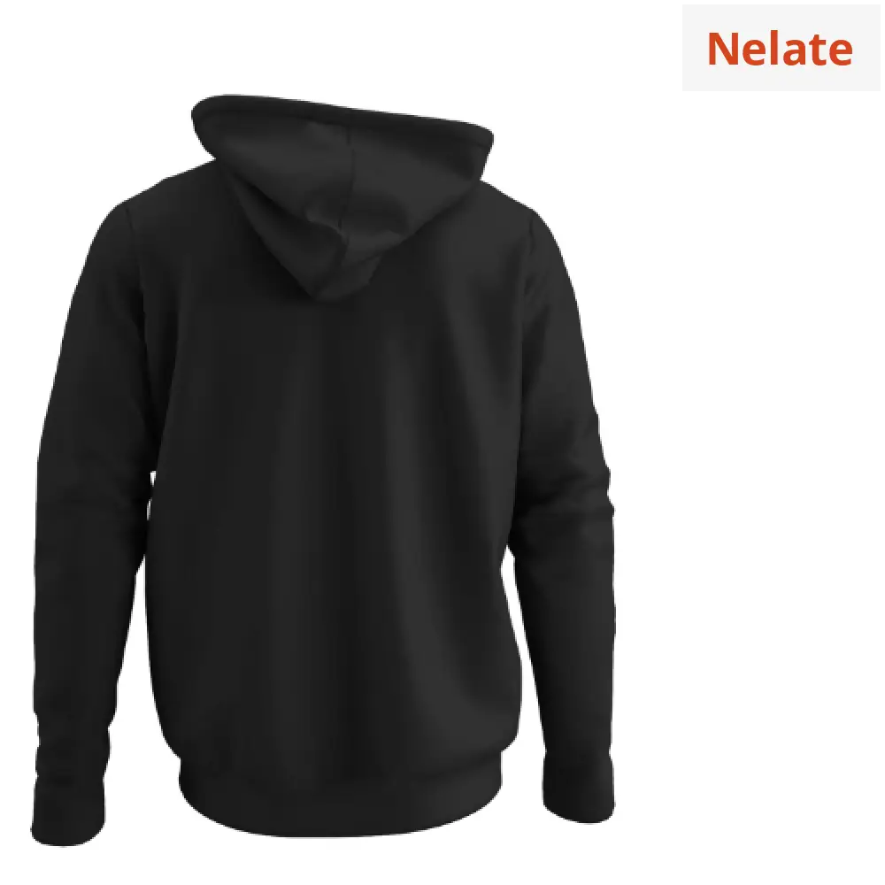 Nelate Black Hoodie For Men