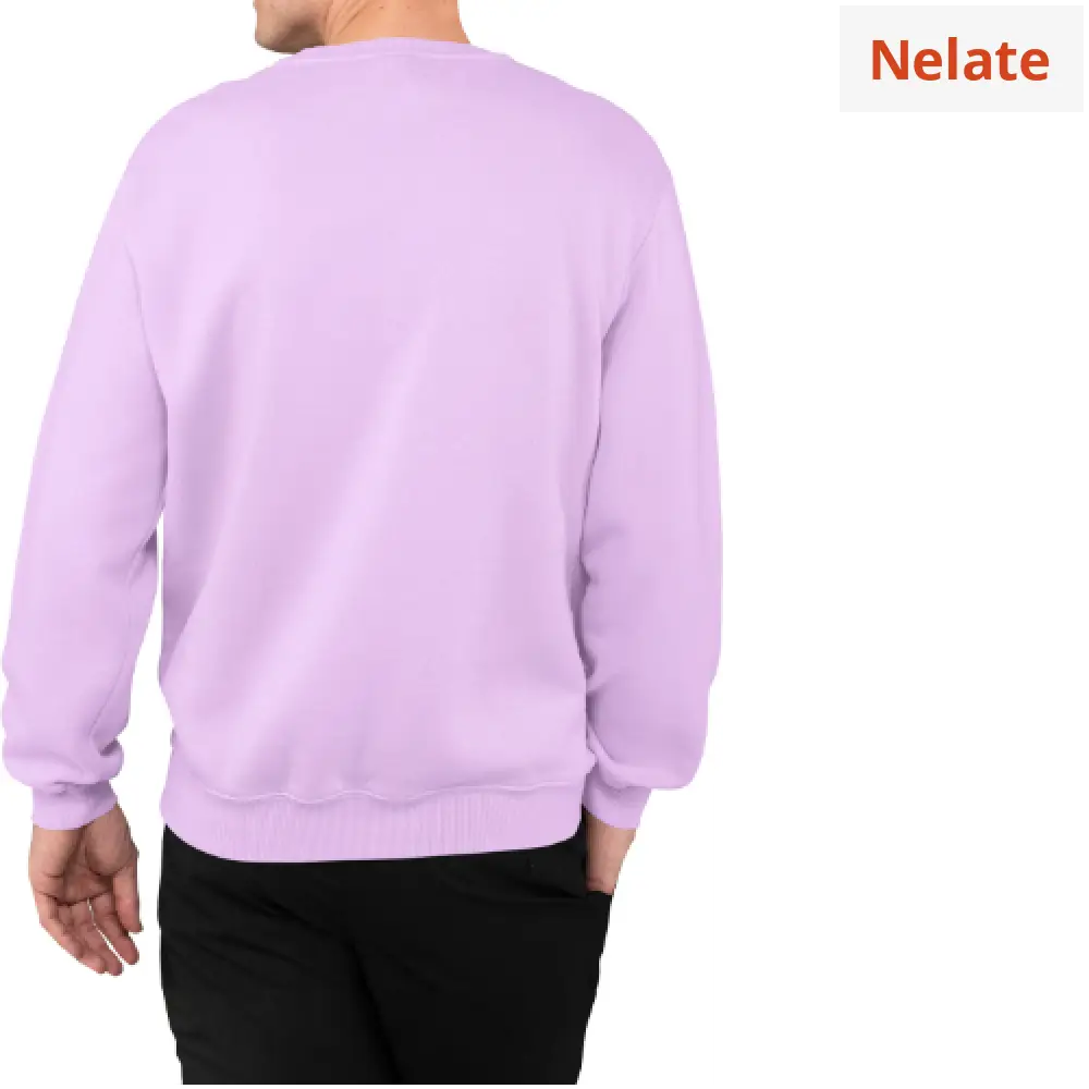 Nelate Lavender Sweatshirt For Men