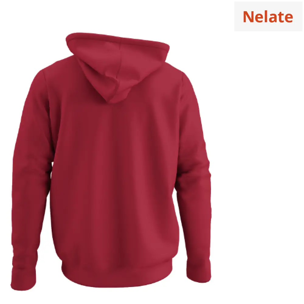 Nelate Maroon Hoodie For Men