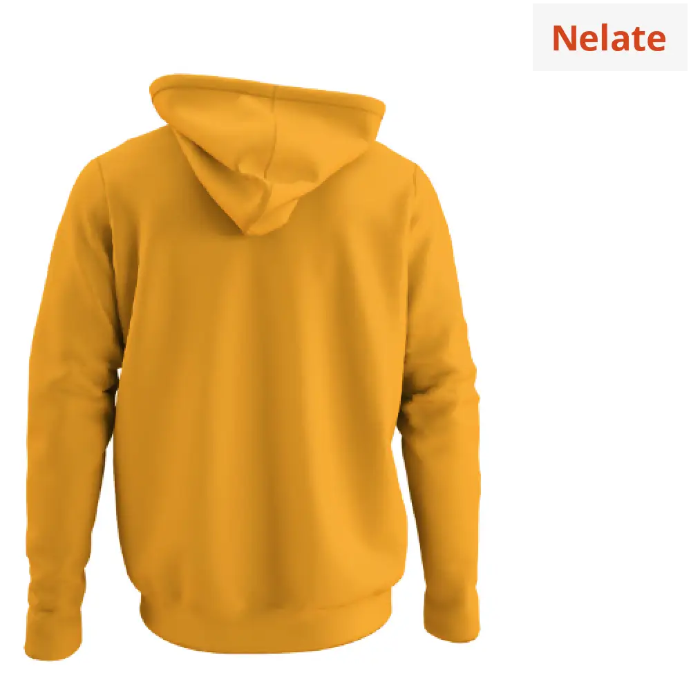 Nelate Mustard Yellow Hoodie For Men