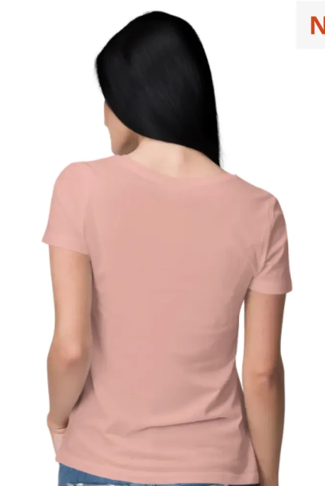 Nelate Peach T-Shirt For Women