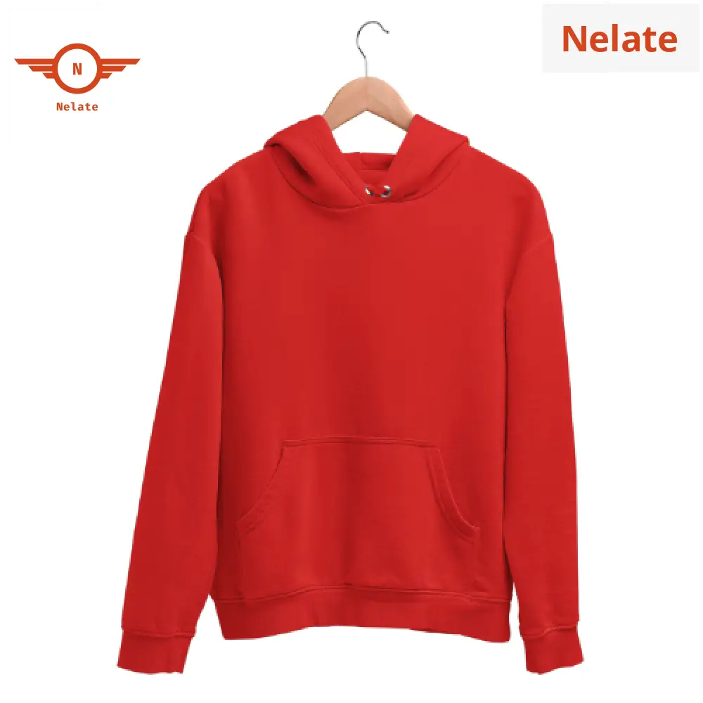 Nelate Red Hoodie For Men