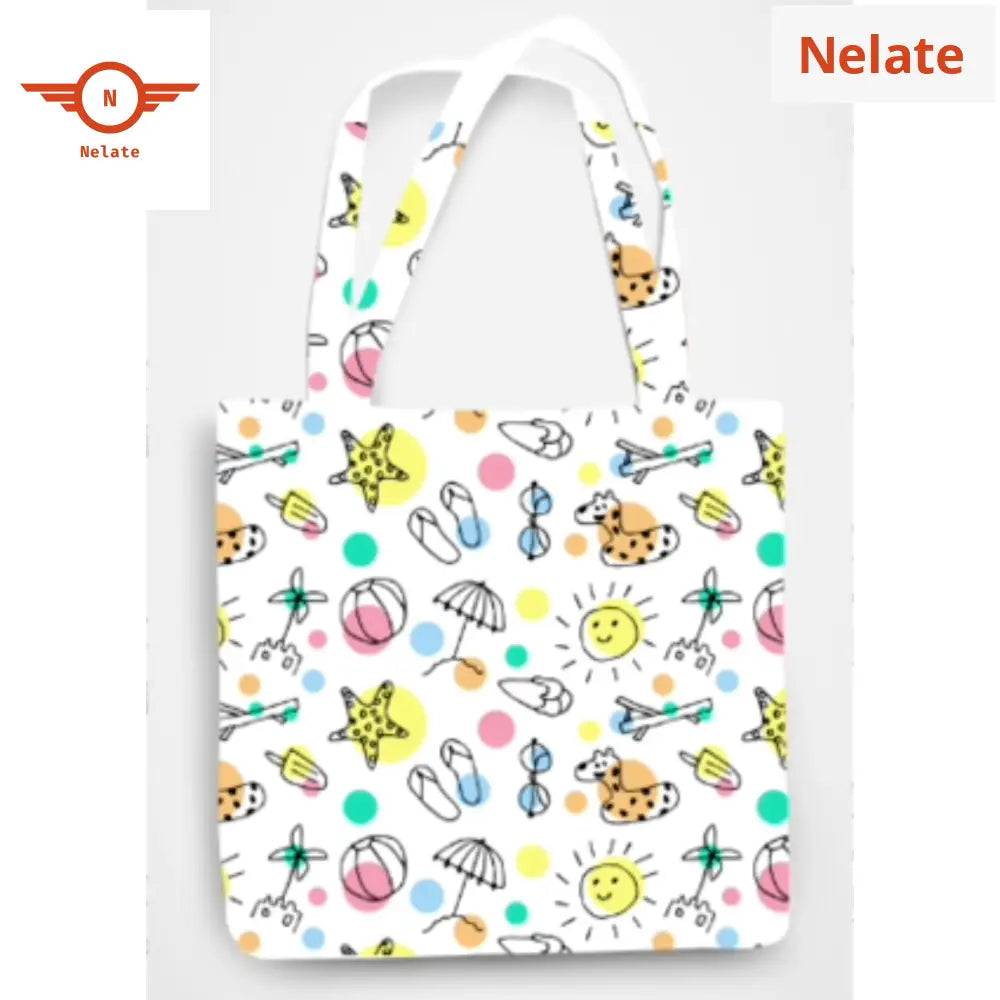 Nelate Special Launch Exclusive Zipper Tote Bags