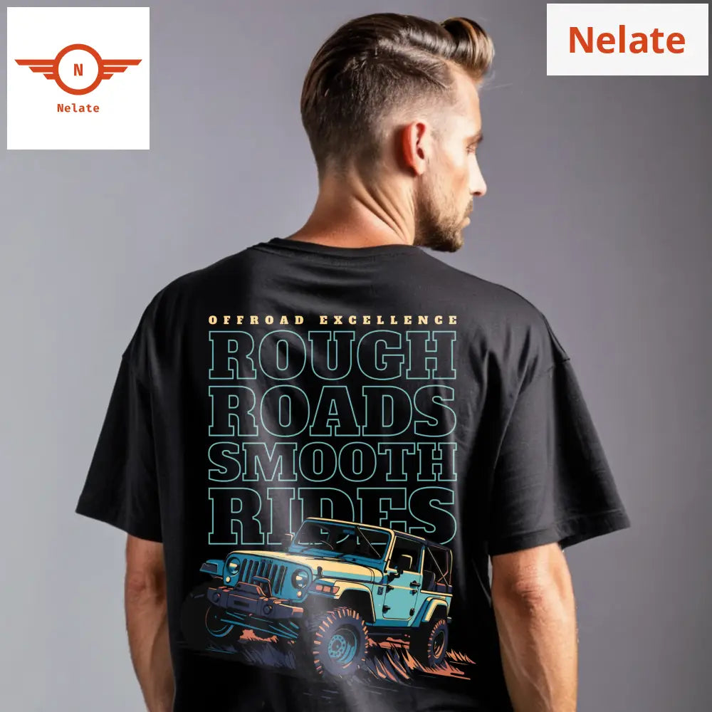 Off Road Excellence - Black Oversized T-Shirt