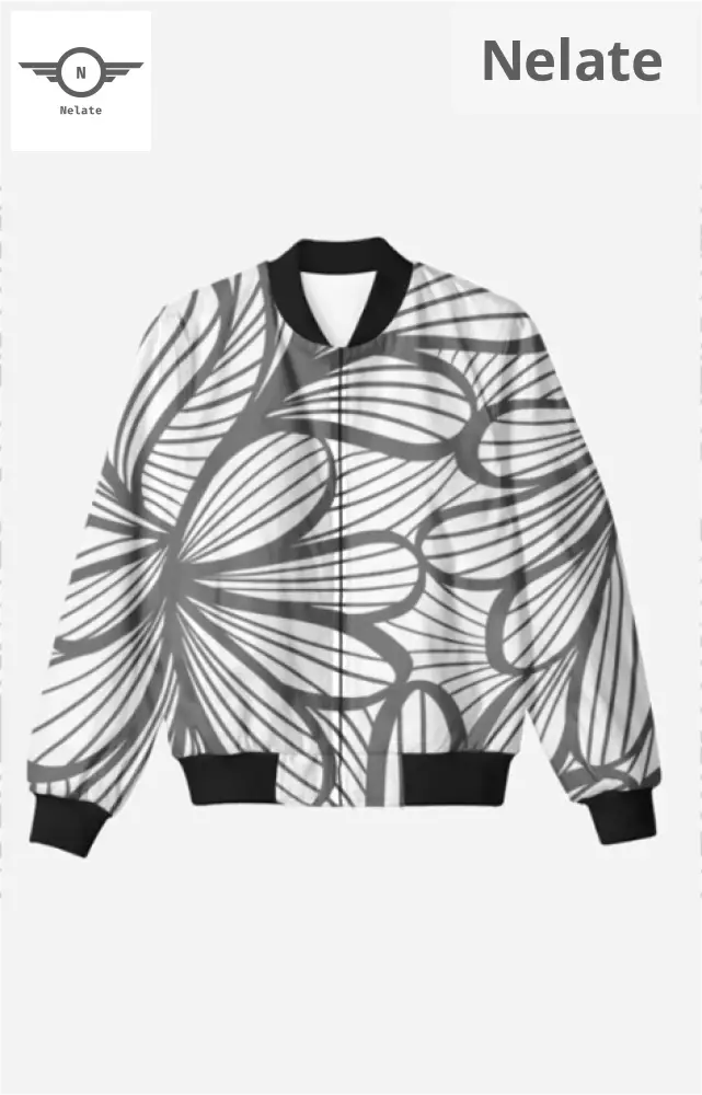 Patterned Men’s Bomber Jacket