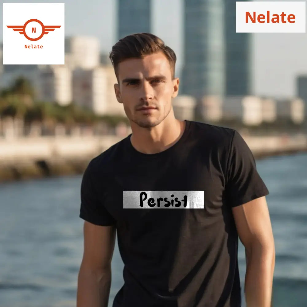 Persist Black T-Shirt
