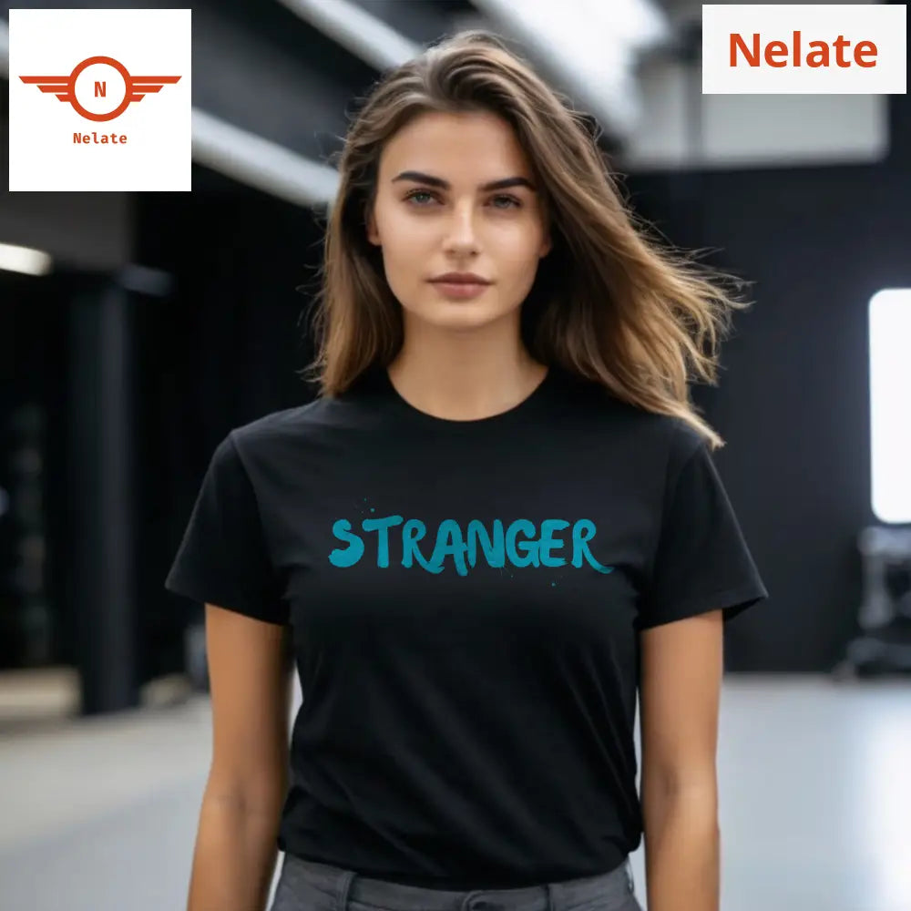Stranger Black T-Shirt