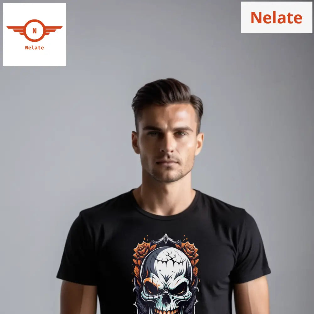 Terrific Skull- Black T-Shirt
