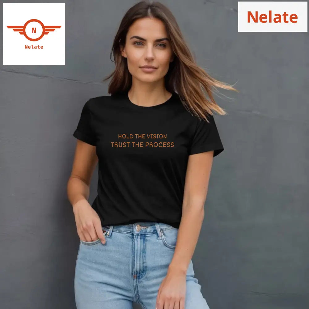 Trust The Process Black T-Shirt