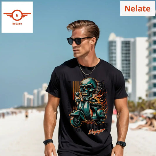 Vehicle Voyager - Black Oversized T-Shirt