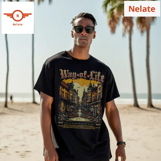 Way Of Life - Black Oversized T-Shirt