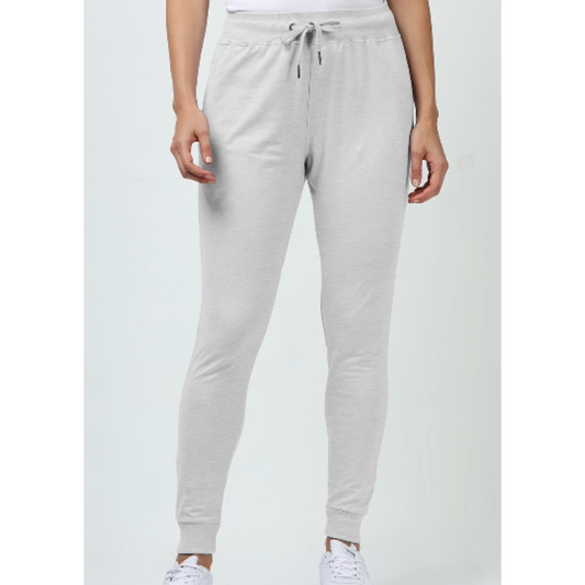 Nelate High quality Grey Melange Women's Joggers