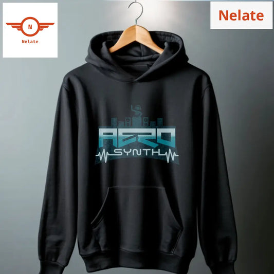 Aero Synth - Dj Black Hoodie For Men