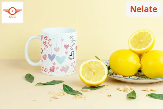 ’Aesthetic Love Theme’ White Coffee Mug
