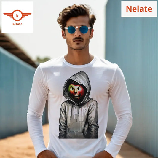 Apple Man White Full Sleeves