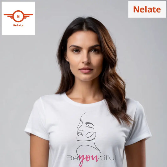 Beyoutiful Womens White T-Shirt