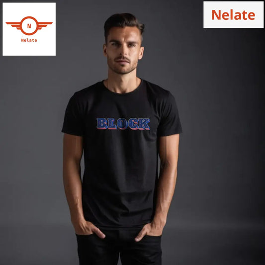 Block Black T-Shirt