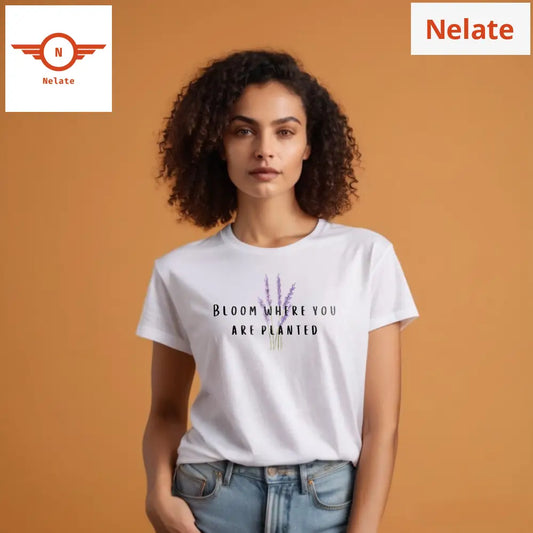 Bloom Where You Are Planted White T-Shirt