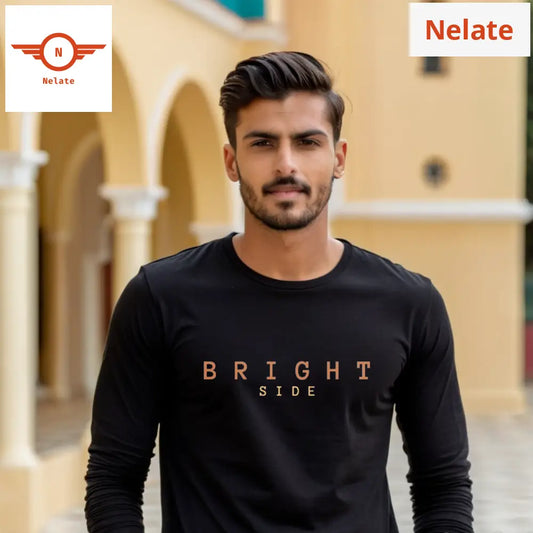 Bright Side Black Full Sleeves