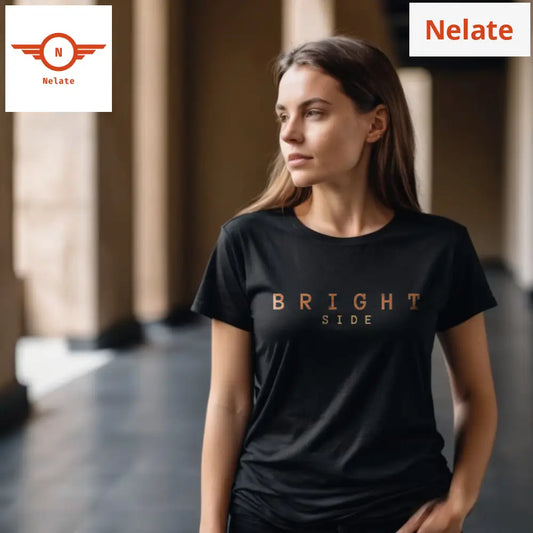 Bright Side Black T-Shirt