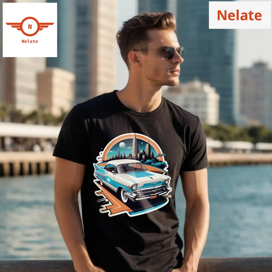 City Explorer Car - Black T-Shirt