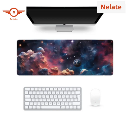 Cosmic Galaxy Theme Gaming Pad