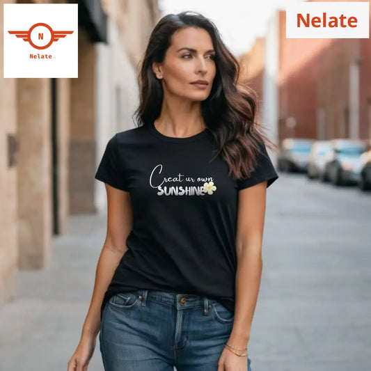 Create Your Own Happiness Black T-Shirt