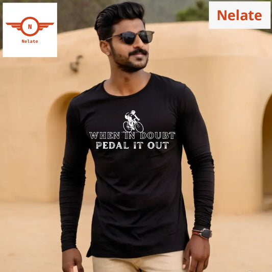 Cyclist Theme Black Full Sleeves