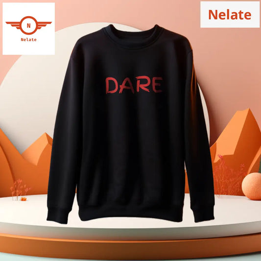 Dare Black Sweatshirt For Men