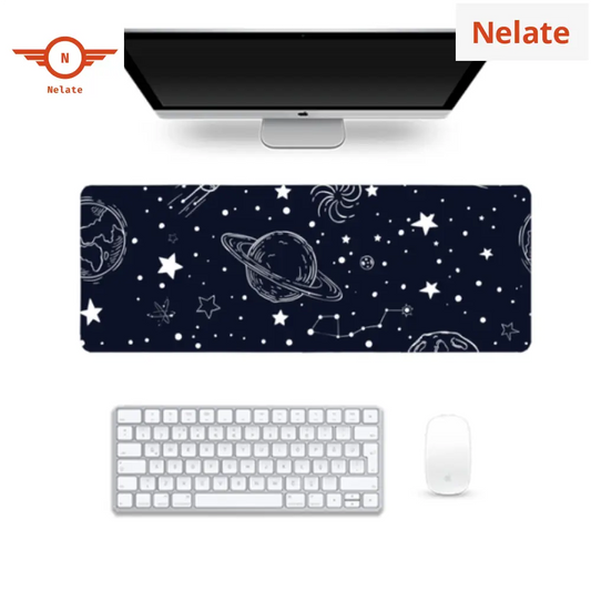 ’Dark Blue Animated Space Theme’ Gaming Pad